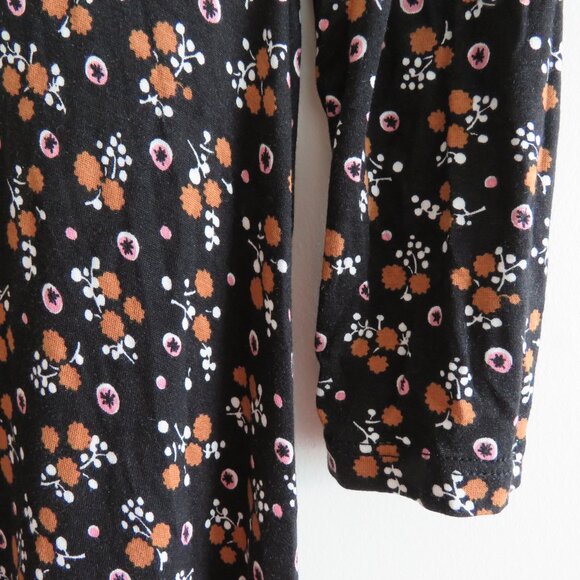 BODEN Crew Neck Jersey Midi Dress in Ditsy Dotty Floral Fall Cottagecore US 4P - Picture 6 of 15